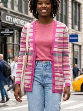 Clements Ribeiro striped cashmere cardigan